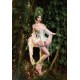 Blood Supply Sylvan Spirit Flower Corset Top Tulle Overlayer and Flower Petticoat(Full Payment Without Shipping)
